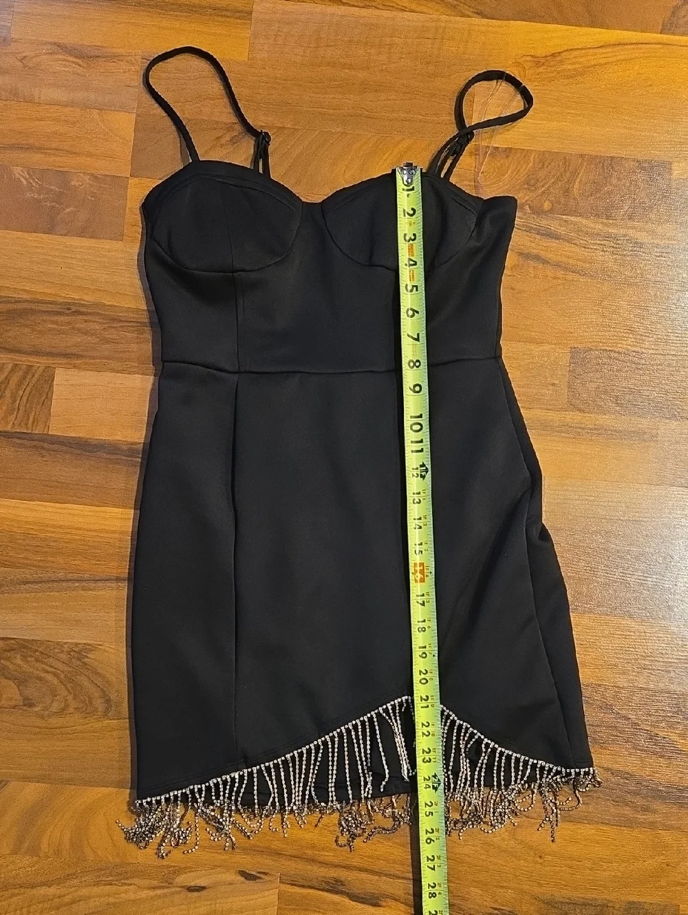 Speechless Black Party Dress With Sparkle Gem Fringe
